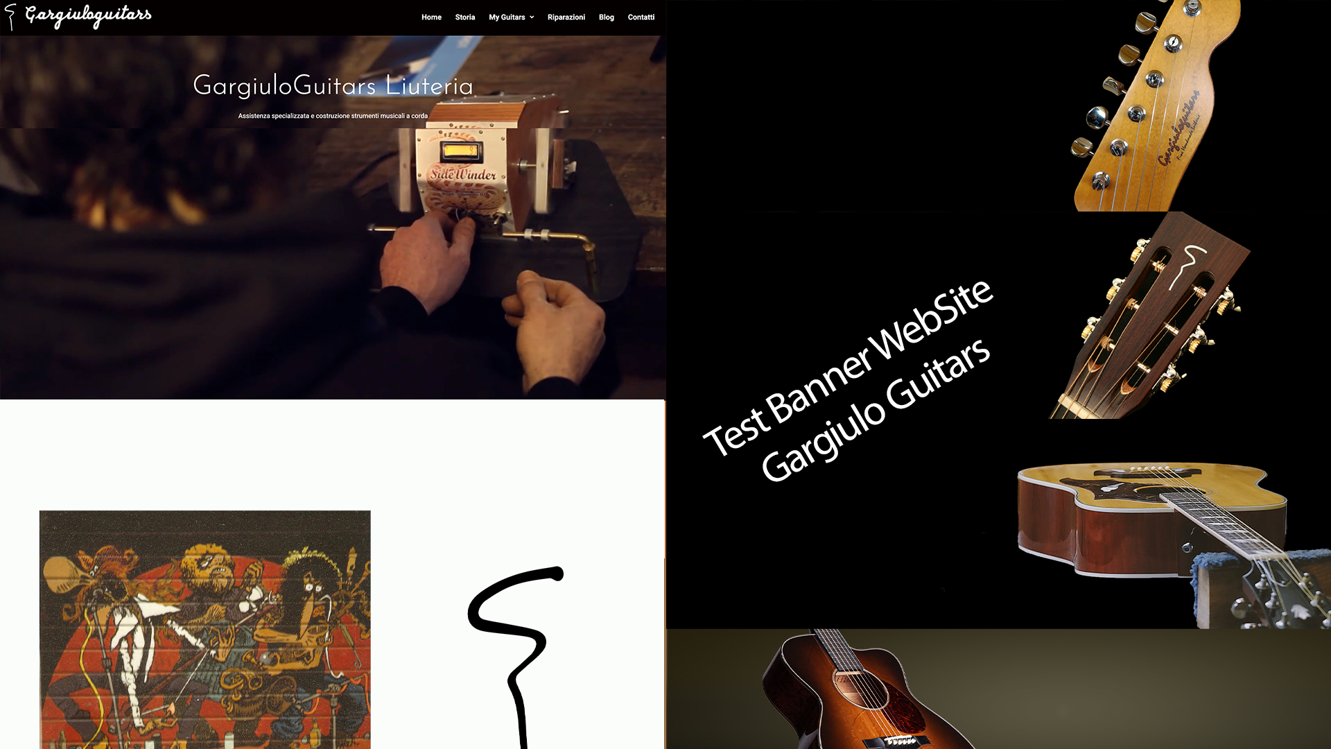 Wireframe ristorante