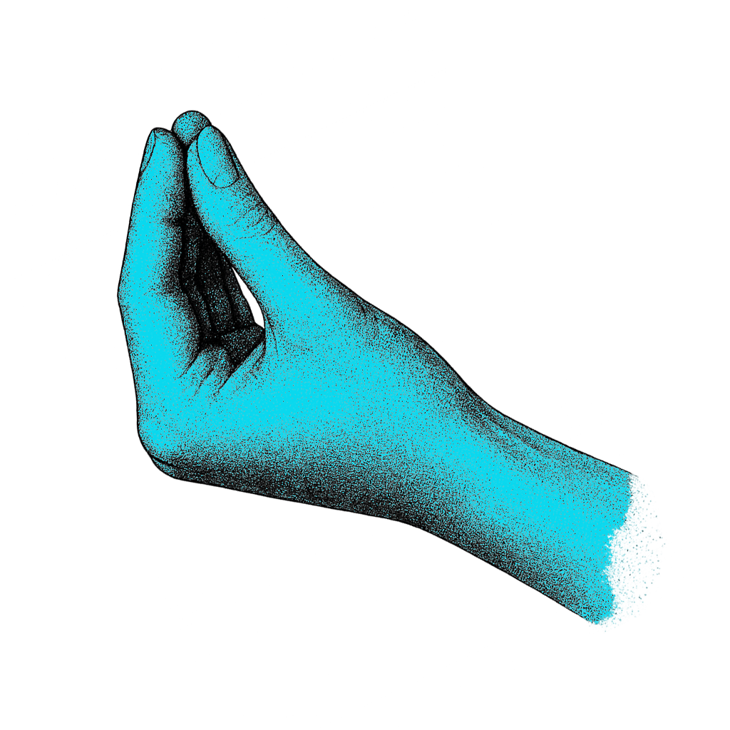 Mano illustrata (hover per sorpresa)